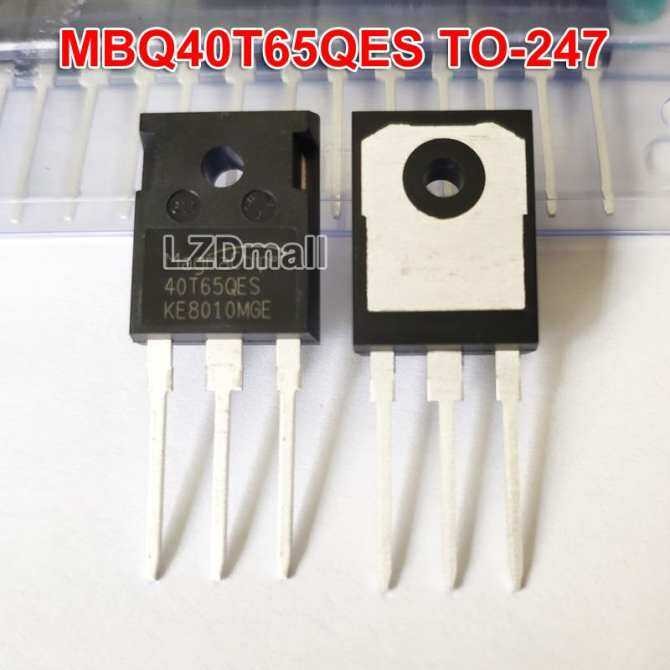 2pcs Original 40T65QES TO-247 40T65FDSC 40T65FESC 40T65FDH 40T65 TO247 MBQ40T65 FDSC / FDH / QES เคร