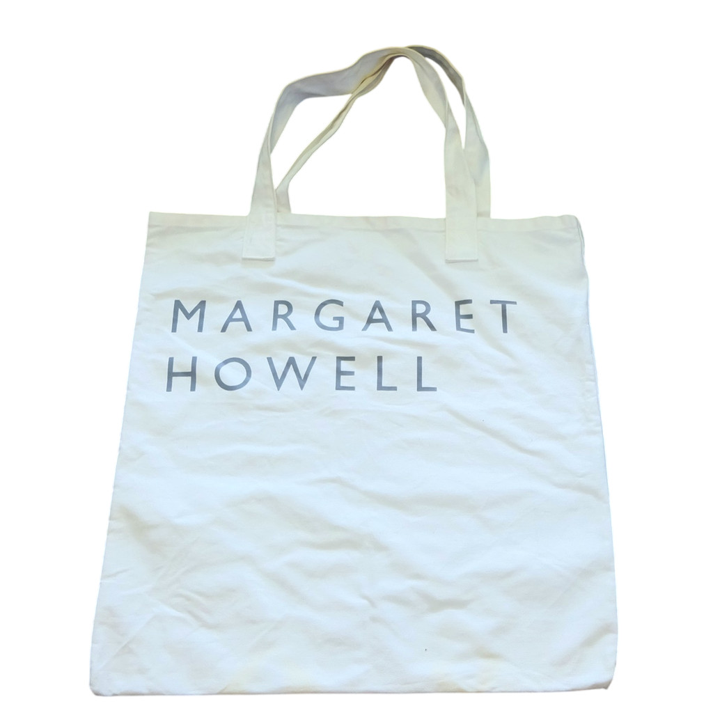 กระเป๋าผ้า MHL Tote Bag กว้าง 17 นิ้ว สูง 17 นิ้ว สีขาว