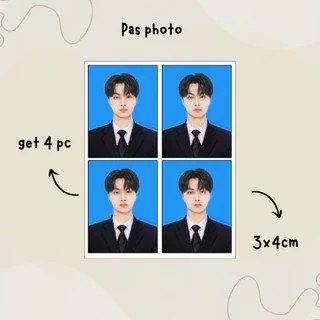 PAS PHOTO IDOL [CUSTOMIZED] KPOP SIZE 3X4 1SET