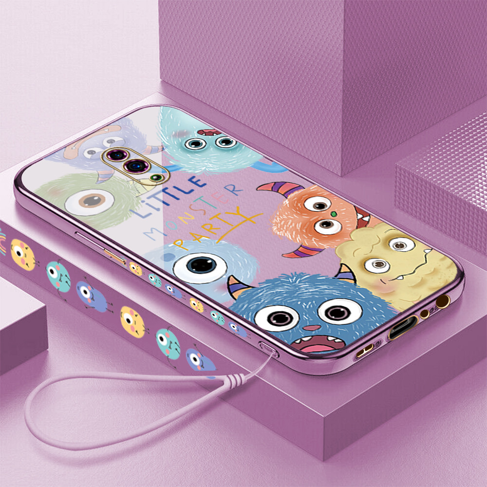 LOKAL [จัดส่งในพื้นที่] OPPO Reno 3 4 4f 5 5k 6 7 7z 8 8T 8Z 4G 11F 13F 13FS 5G Casing HP Little Mon