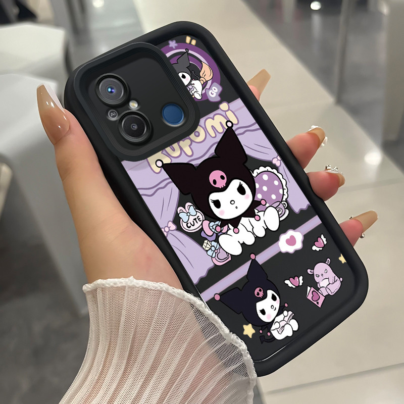 เคสสำหรับ Xiaomi Redmi 12C 11A POCO C55 เคสโทรศัพท์กระต่ายสามสีซิลิโคนกันกระแทก