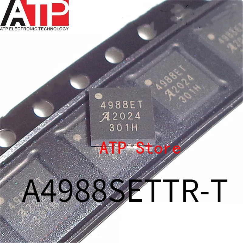 10 ชิ้น/ล็อต 100% ใหม่ 4988ET A4988SETTR A4988SETTR-T QFN28 A4988 DMOS Stepping Motor Driver ชิป IC
