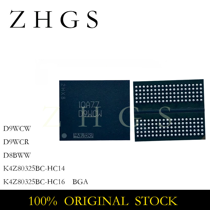 1PCS 100% ทดสอบ MT61K256M32JE-14:A D9WCW D9WCR K4Z80325BC-HC14 K4Z80325BC-HC16 H56C8H24AIR-S2C ชิป H