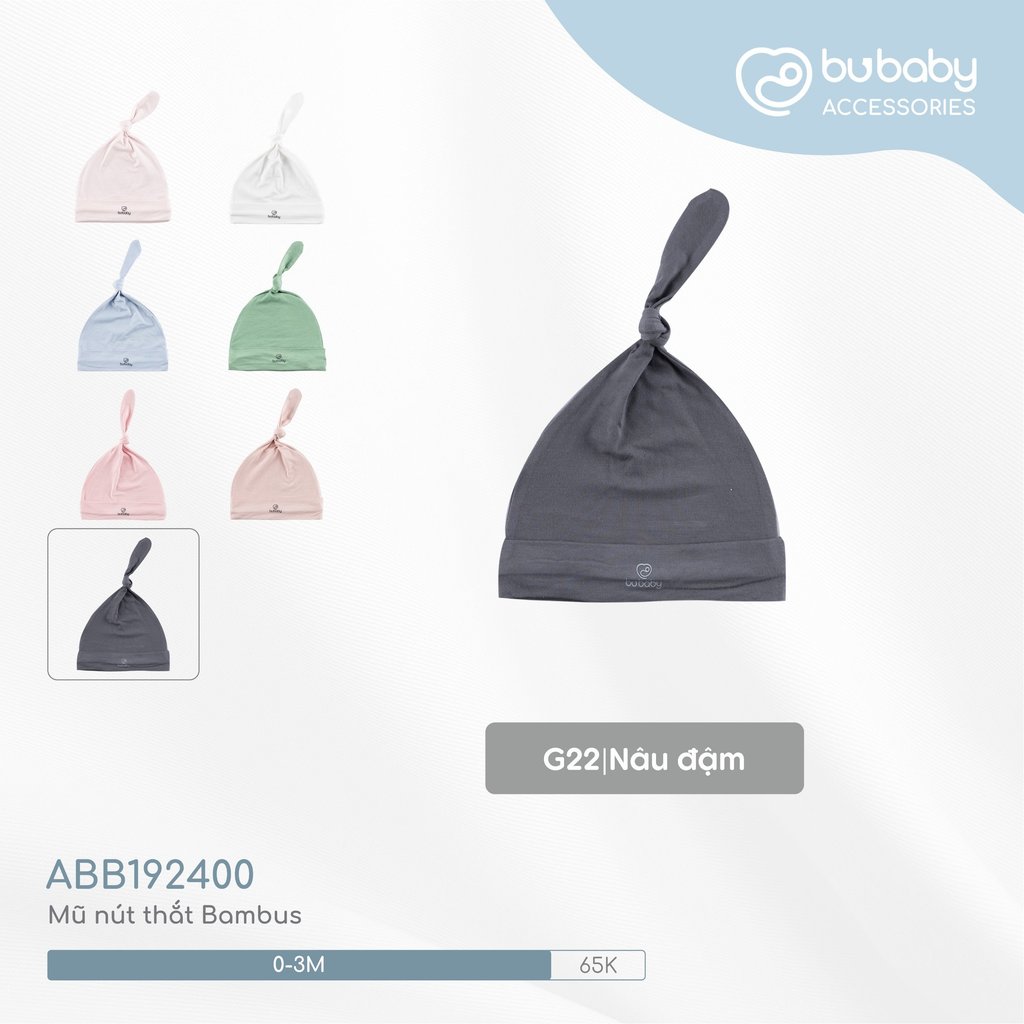 BU (0-3M) – หมวกแตกใยไผ่ Bums สําหรับเครื่องปรับอากาศและระบายอากาศของศีรษะของทารก – ABB192400 ZZ ZZ 
