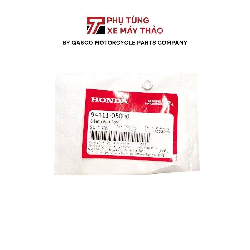 แผ่นรองบิด HONDA 5 มม. สําหรับยานพาหนะมากมาย | 94111-05000_399