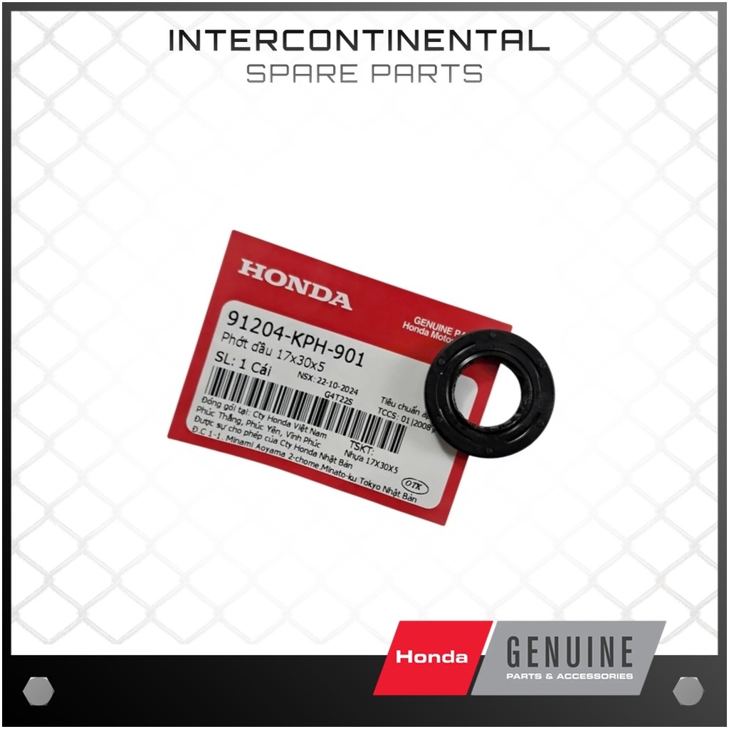 ซีลน้ํามันขนาด 17x30x5 (91204-KPH-901) ของแท้