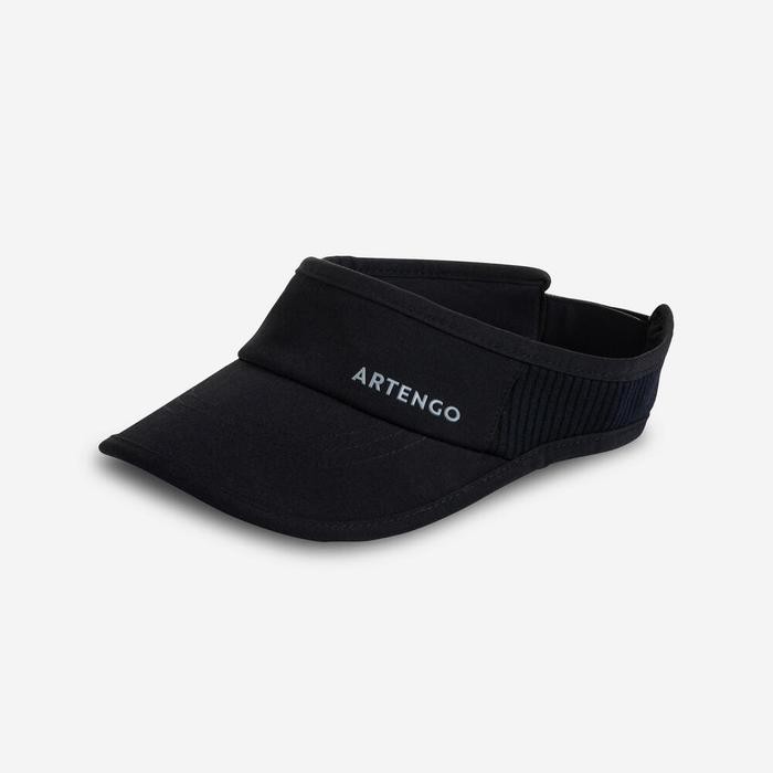 Decathlon ARTENGO TV Tennis Visor Cap 500 56 ซม. - สีดํา - 8573538