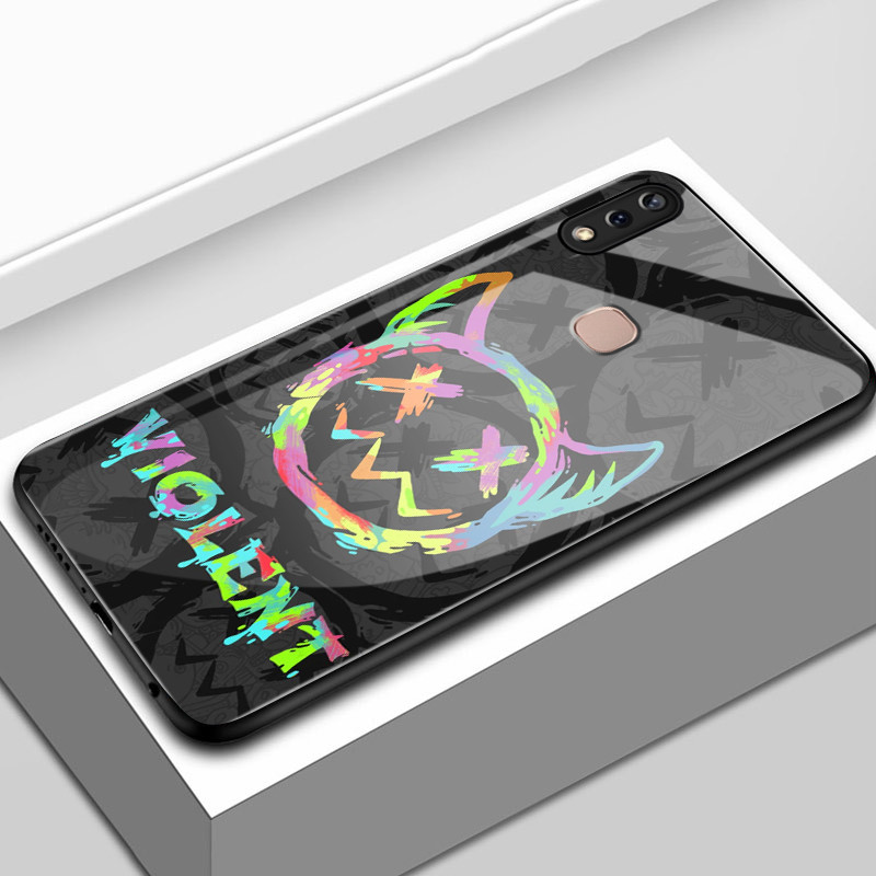 เคสสำหรับ VIVO Y85 Y85A V9 V9 Pro V9 Youth Z1 Z1i Z3x เคสโทรศัพท์ปีศาจเปลือกแก้วกันกระแทก