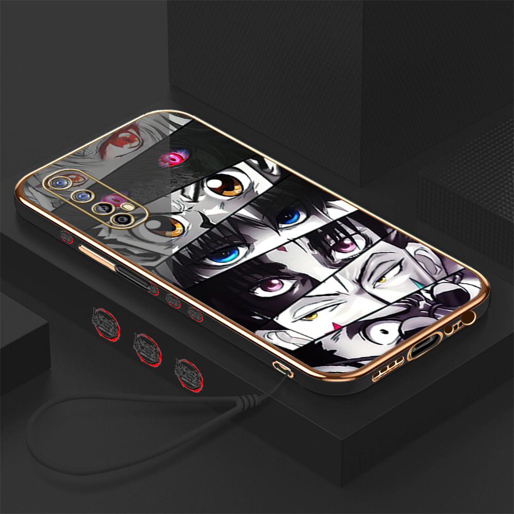 LOKAL MATA [จัดส่งในพื้นที่] Realme 7 8 9 10 Pro + 5G 7I 8I 9I V13 Q5 K10X 5G Casing HP HUNTERxHUNTE