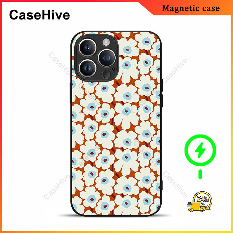 เคสโทรศัพท์ดอกไม้สําหรับ iPhone 17 Pro Max / iPhone 16 Pro Max / 15 Pro Max / 13 / Samsung Galaxy S2