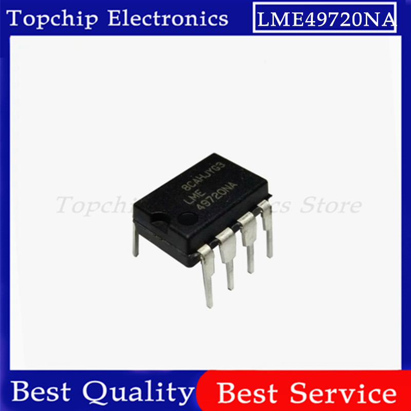 ยี่ห้อใหม่ 2 ชิ้น LME49720NA LME49720N LME49720 DIP-8