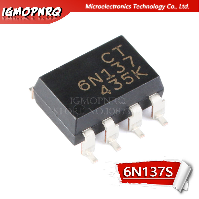 10PCS 6N137S SOP8 6N137SD SOP 6N137 SOP-8 SMD ใหม่และต้นฉบับ IC