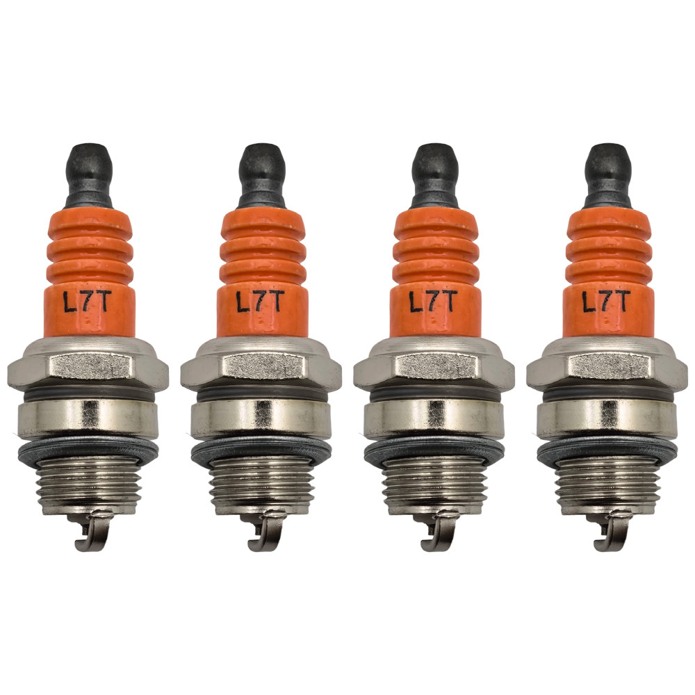 4pcs L7TC Single Pole Spark Plug สองจังหวะสําหรับ BM6A BMR6A WS6E WS7E BPMR6A WS7F CJ7Y W20MU M6 M7 