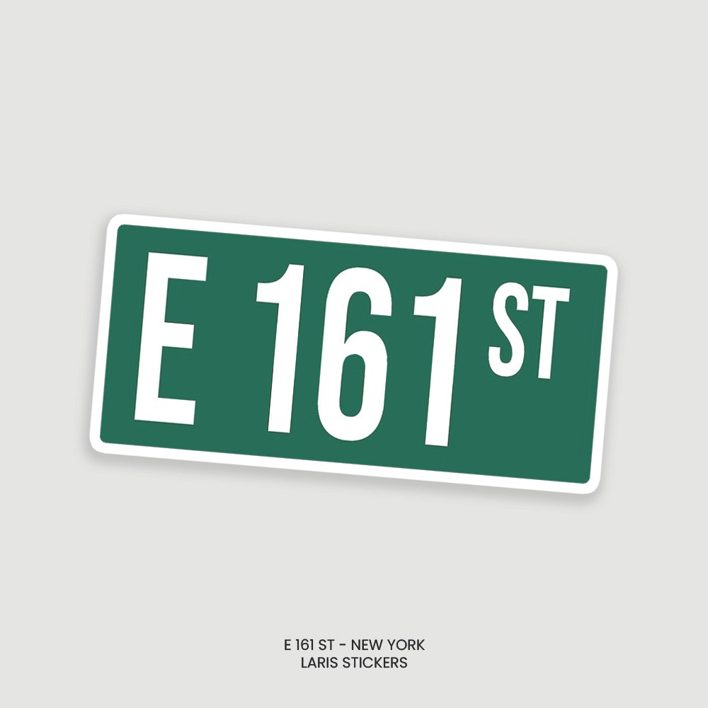 สติ๊กเกอร์ตัด E 161 Street New York