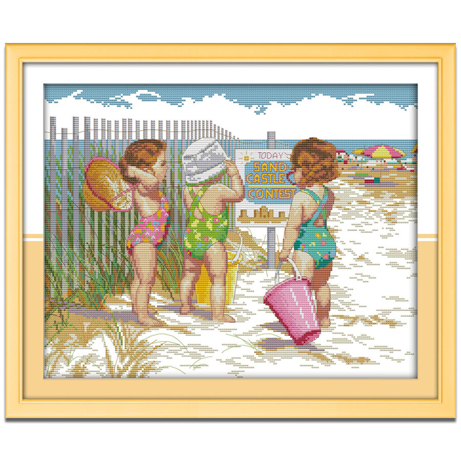 ปักครอสติส เด็กหญิง ตัวละคร ปักครอสติช 14/11CT