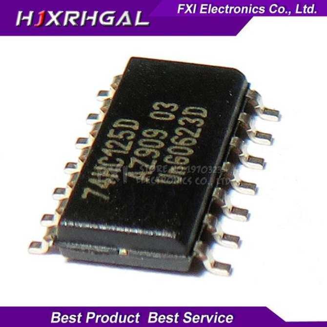 10pcs 74HC125D 74HC125 SOP14 SOP SN74HC125DR SN74HC125 SMD ใหม่เดิม