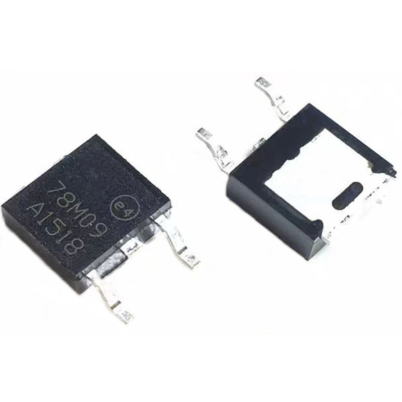 10PCS L78M09 L78M09CDT 78M09 SMT SOT-252 เครื่องปรับแรงดันไฟฟ้าสามทาง