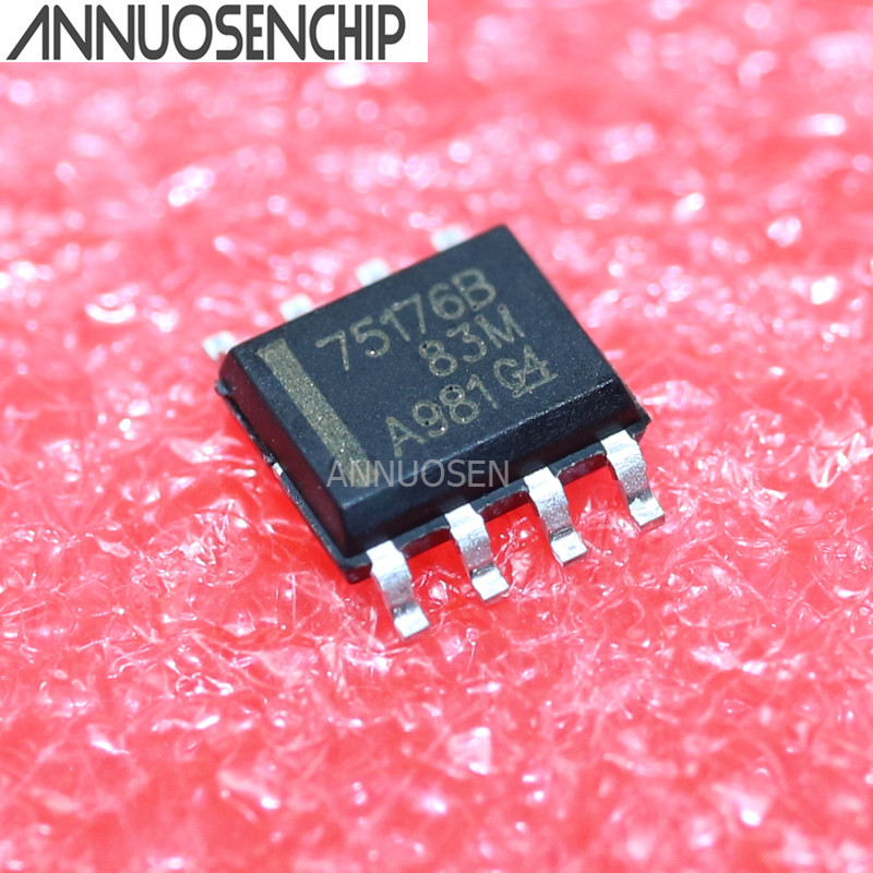 10PCS SN75176BDR SOP8 SN75176B SOP SN75176 SMD 75176B ใหม่และต้นฉบับ