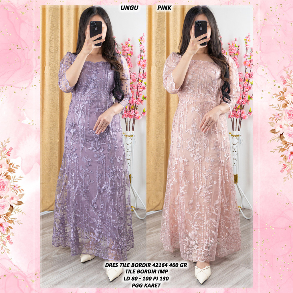 EMBROIDERED TILE DRESS 42164 460 GR Direct Order