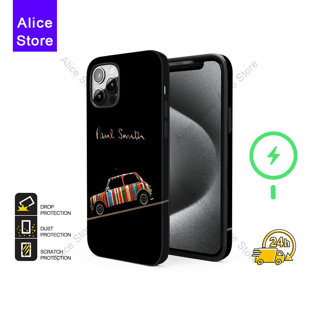 เคสโทรศัพท์ Paul Smith สําหรับ iPhone 17 Pro Max / iPhone 16 Pro Max / 15 Pro Max / 13 เคสป้องกัน C6