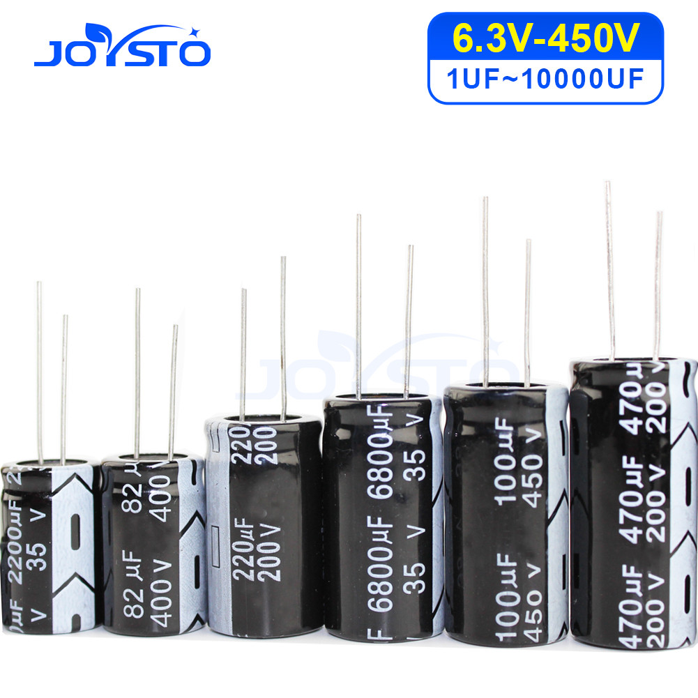 2-50pcs 10V 16V 25V 35V 50V 63V 100V อลูมิเนียม Electrolytic Capacitor 100UF 220UF 330UF 470UF 680UF
