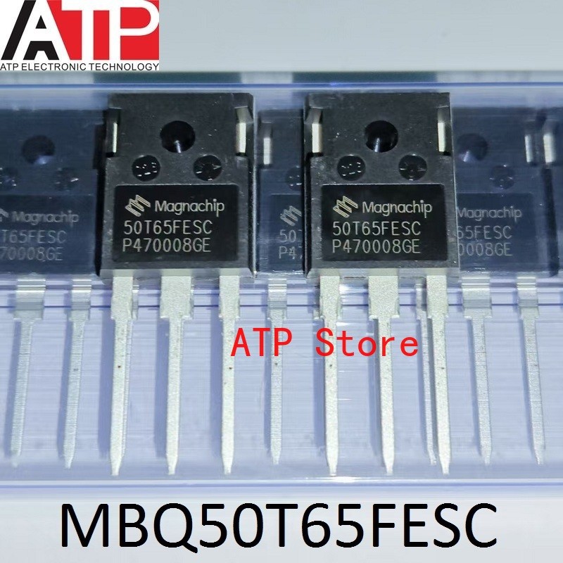 10 ชิ้น/ล็อต 100% ใหม่นําเข้า 50T65FESC MBQ50T65 MBQ50T65FESC TO-247 50T65 50N65 ทรานซิสเตอร์ IGBT 5