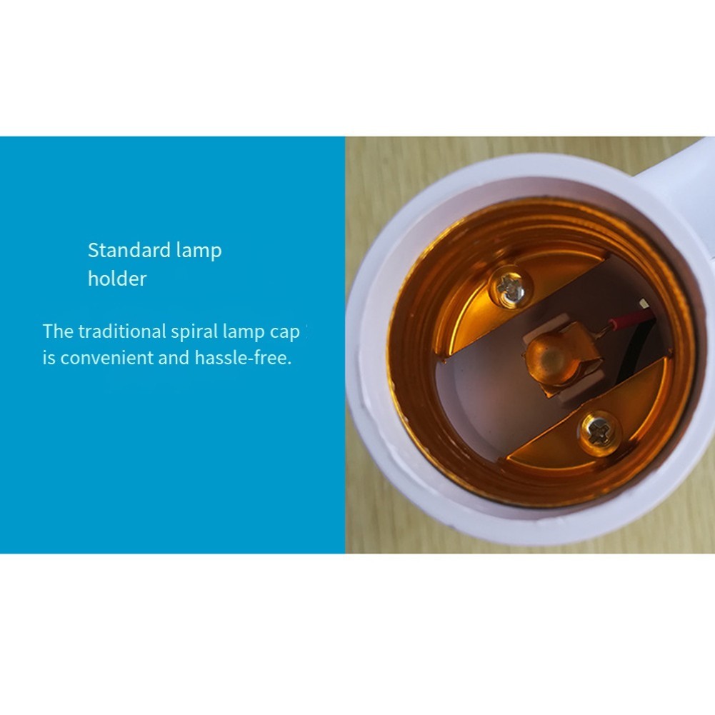 <ใหม่> 220V 3Way E27 ฐานซ็อกเก็ตอะแดปเตอร์ E27 ถึง 3-E27 ผู้ถือโคมไฟ Splitter สามเอาต์พุต