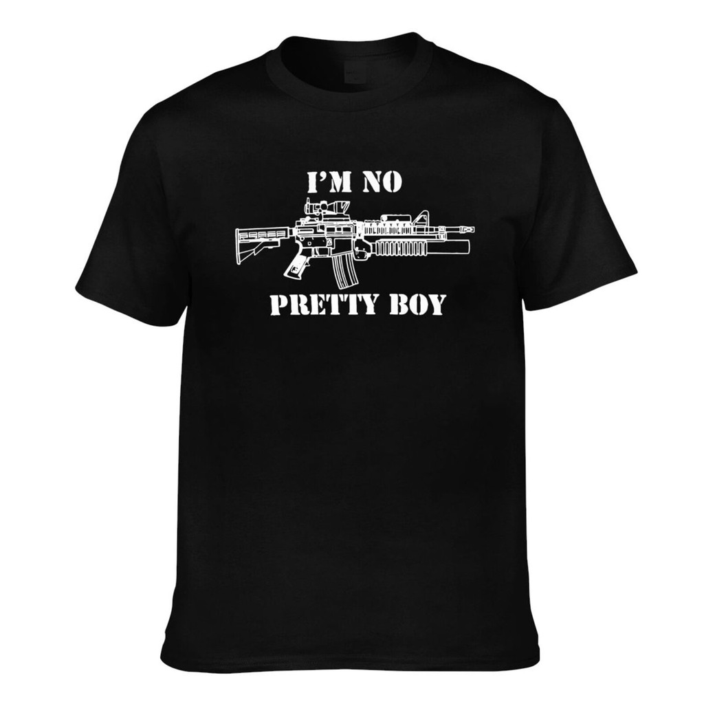 Fashion Mens Casual Force Recon Im No Pretty Boy Summer Cool เสื้อยืด