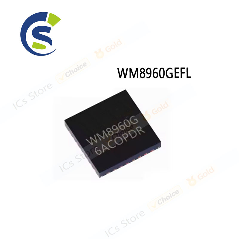 5 ชิ้น SMD เครื่องขยายเสียง WM8960 ใหม่ต้นฉบับ QFN-32 WM8960GEFL