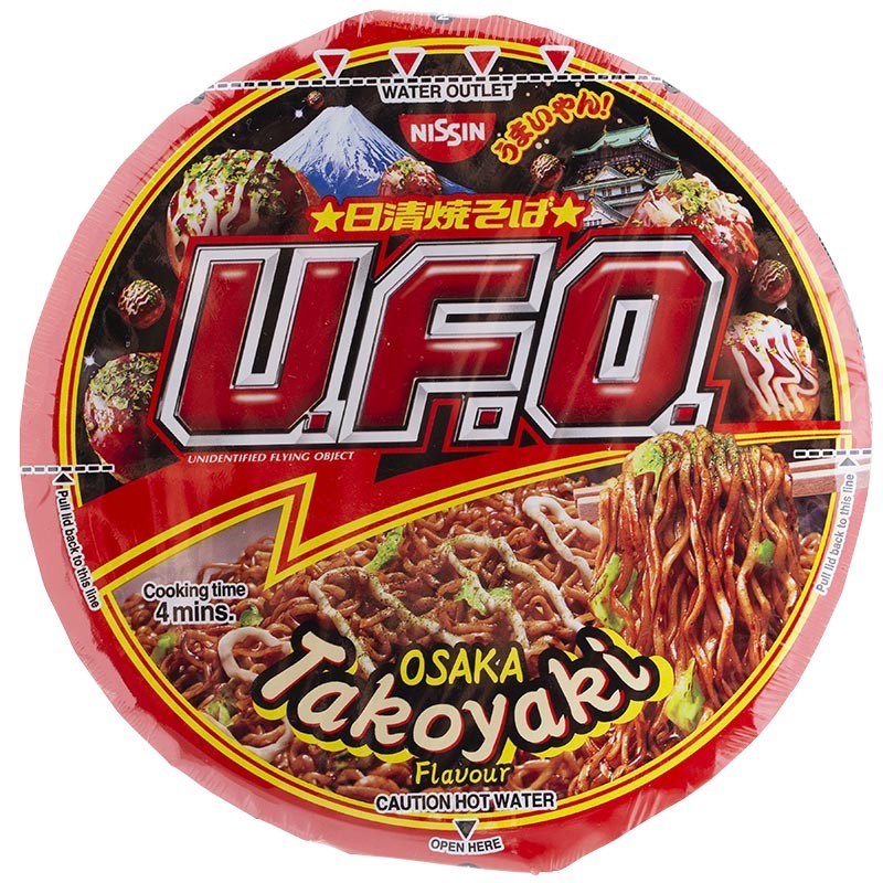NISSIN นิสชินยากิโซบะกึ่งสำเร็จรูปรสโอซาก้าทาโกยากิ 97กรัม [8888279103200]