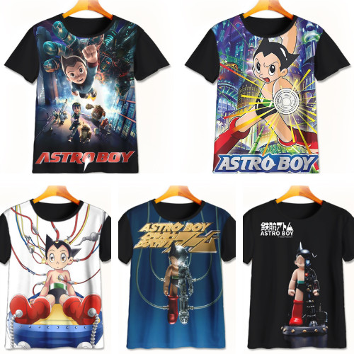 เสื้อยืดการ์ตูนอนิเมะ Astro Boy สําหรับเด็กและผู้ใหญ่ Unisex ผู้ชายและผู้หญิง - HNF