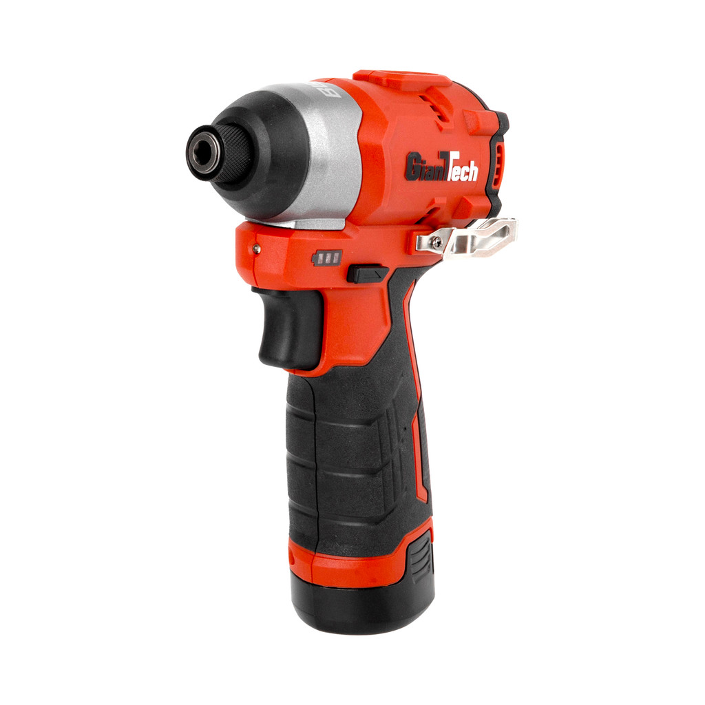 ไขควงกระแทกไร้สายไร้แปรงถ่าน 12 โวลต์ GIANTTECH รุ่น G12PL140-ADK (รวมแบต)