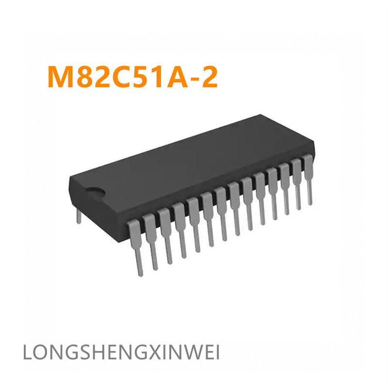 SHDJ-1PCS ใหม่ M82C51A 2 82C51A 82C51 Universal Synchronous Asynchronous Transceiver DIP28