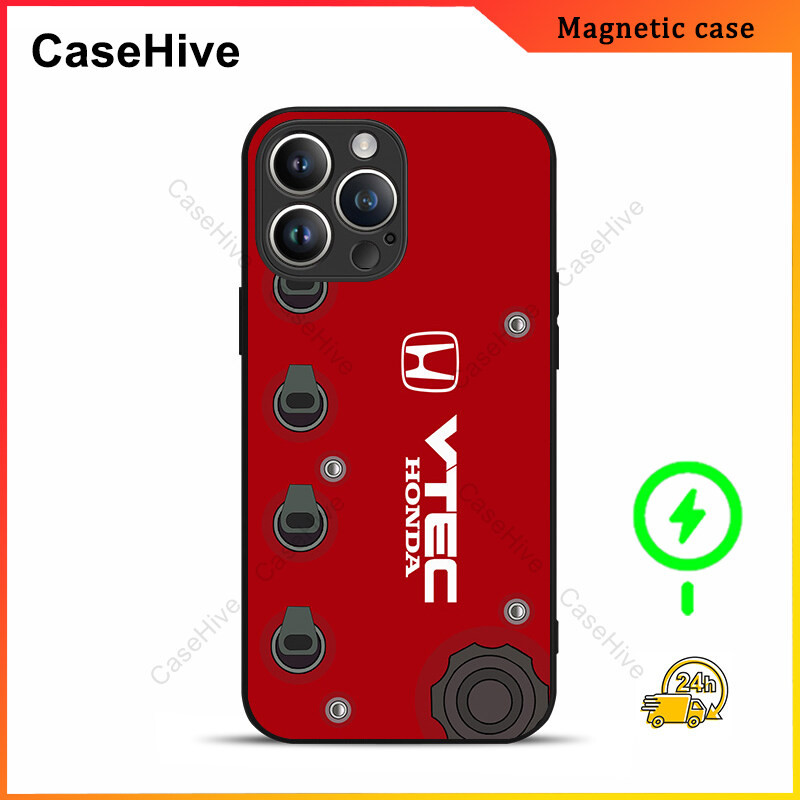 Honda D15B Civic VTEC เครื่องยนต์เคสโทรศัพท์สําหรับ iPhone 17 Pro Max / iPhone 16 Pro Max / 15 Pro M