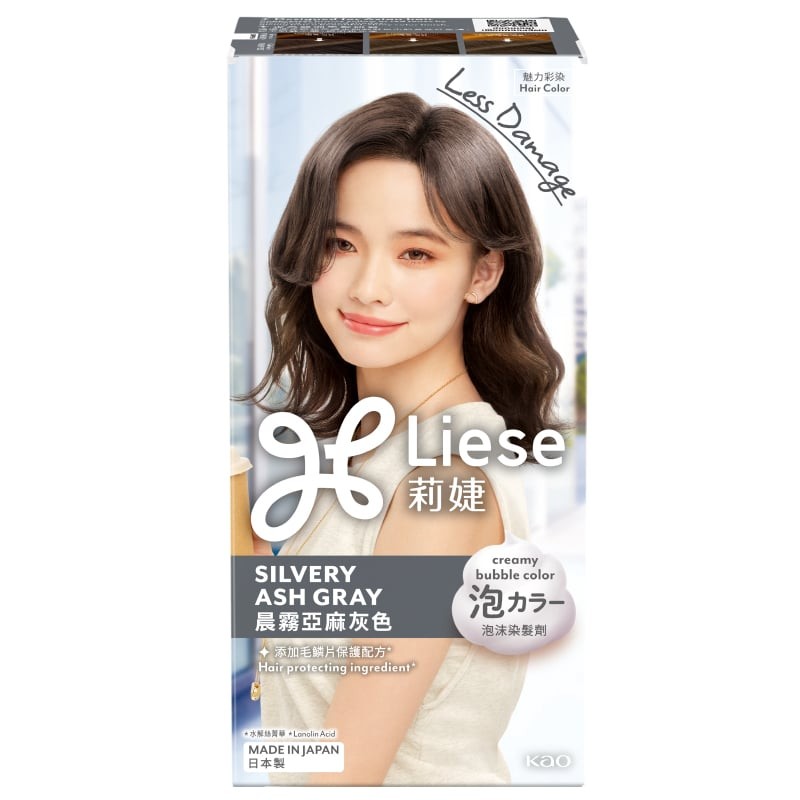 LIESE ลิเซ่โฟมเปลี่ยนสีผมซิลเวอร์รี่แอชเกรย์ [8851818053687]