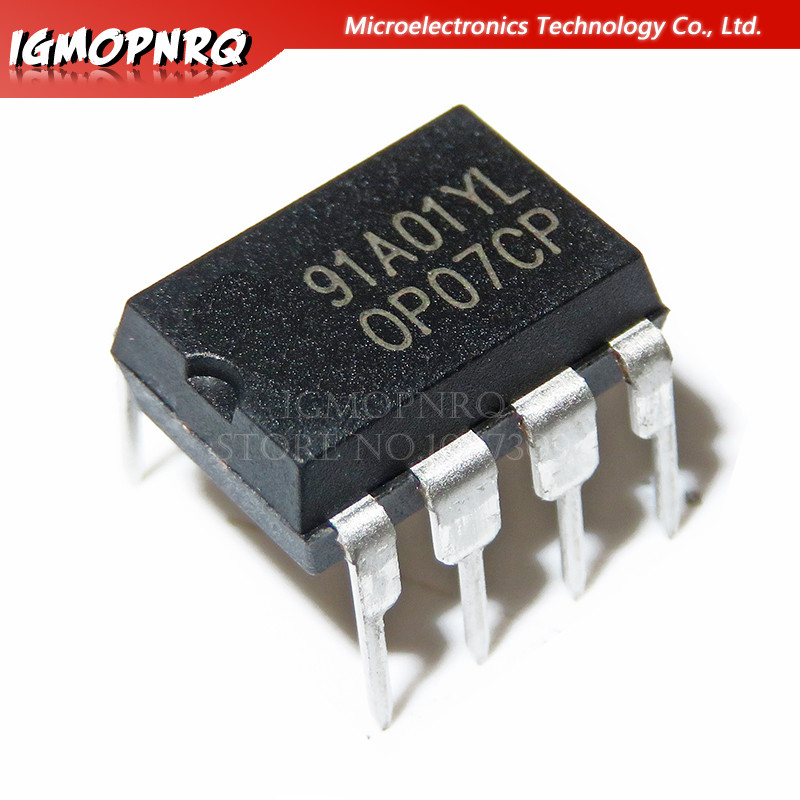 10 ชิ้น OP07CP OP07 OP07C DIP-8 เครื่องขยายเสียงปฏิบัติการ - Op Amps Low Offset Voltage ใหม่เดิม