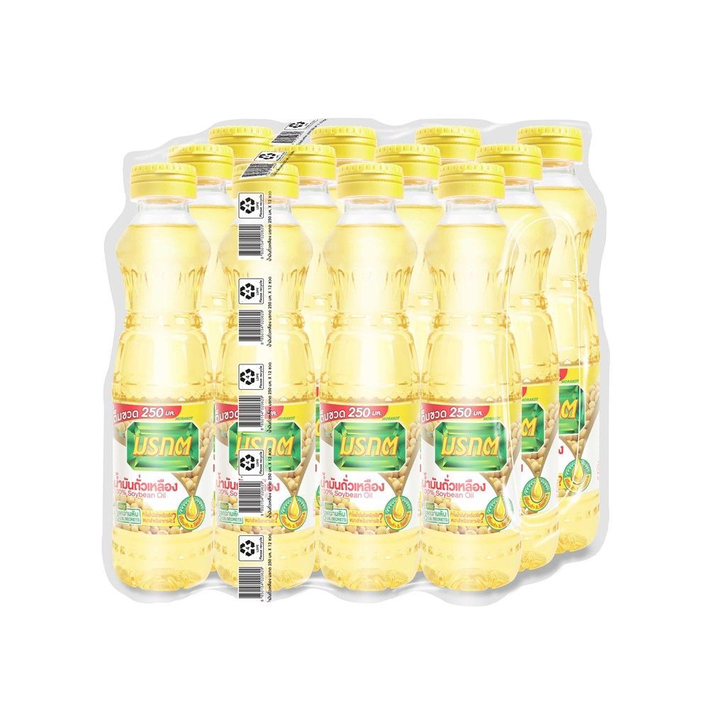 มรกต น้ำมันถั่วเหลือง 250 มล. X12