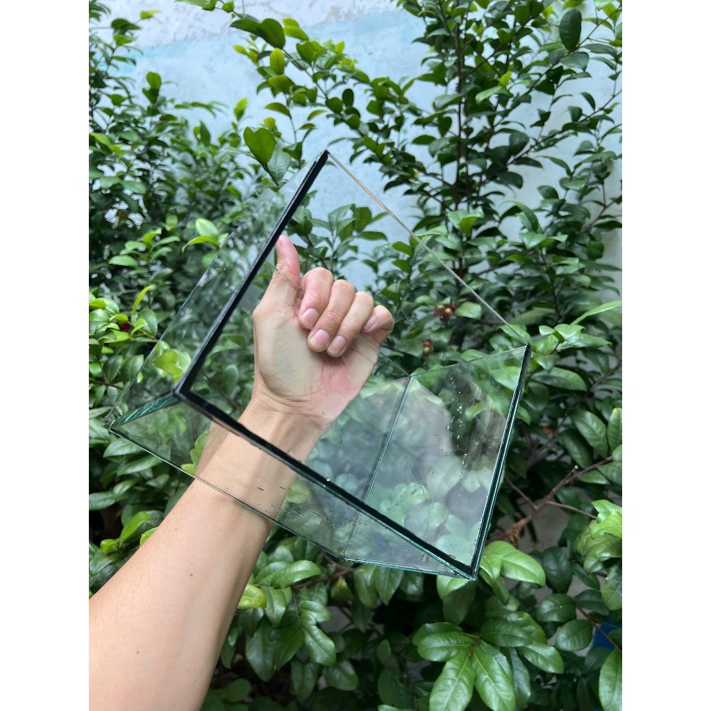 (nationwide) ตู้ปลาจิ๋ว - ตู้ปลา betta 18x12x15 - พร้อมกาวสีดํา