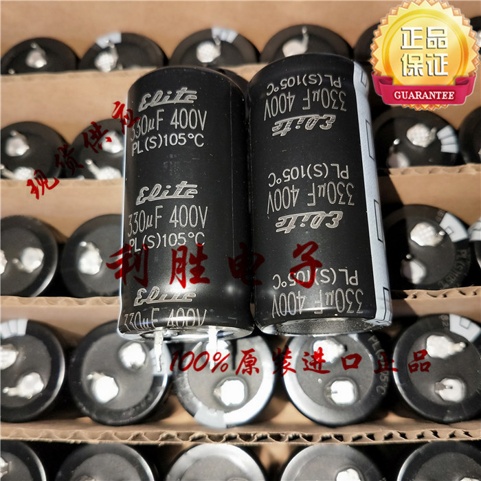1PCS 330UF 400V ไต้หวัน Jinshan Electrolytic Capacitor 400V330UF 25 * 50 PL 105 องศา