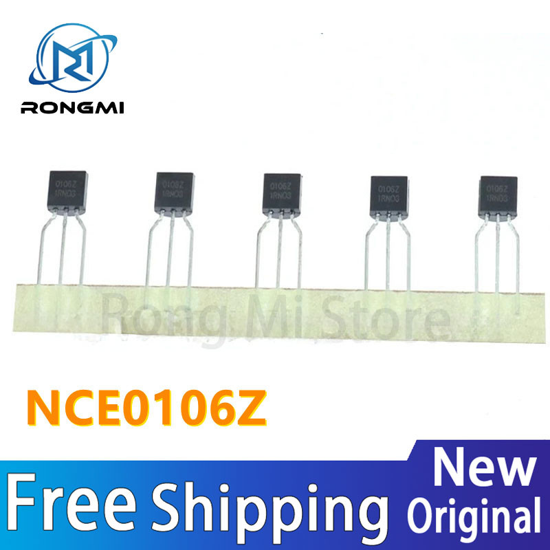 20-100 ชิ้น NCE0106Z TO-92 IC MOS Field Effect ทรานซิสเตอร์ 6A/100V ชิปจุดขายส่ง