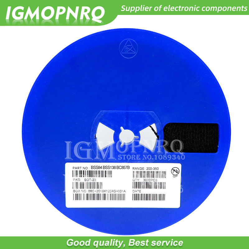 1Reel 3000PCS BSS84 BSS138 BC857B BC856B BC847B BC817 40 BC807 25 BAV99 BAV70 BAT54 SOT 23 PD J1 3F 