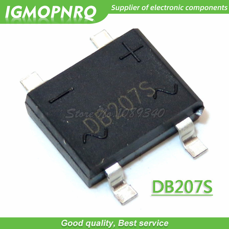 100 ชิ้น DB207S SOP4 DB207 SOP SMD IGMOPNRQ