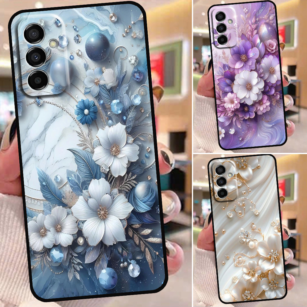 เคส Samsung M23 5G พิมพ์ลายดอกไม้สุดหรู