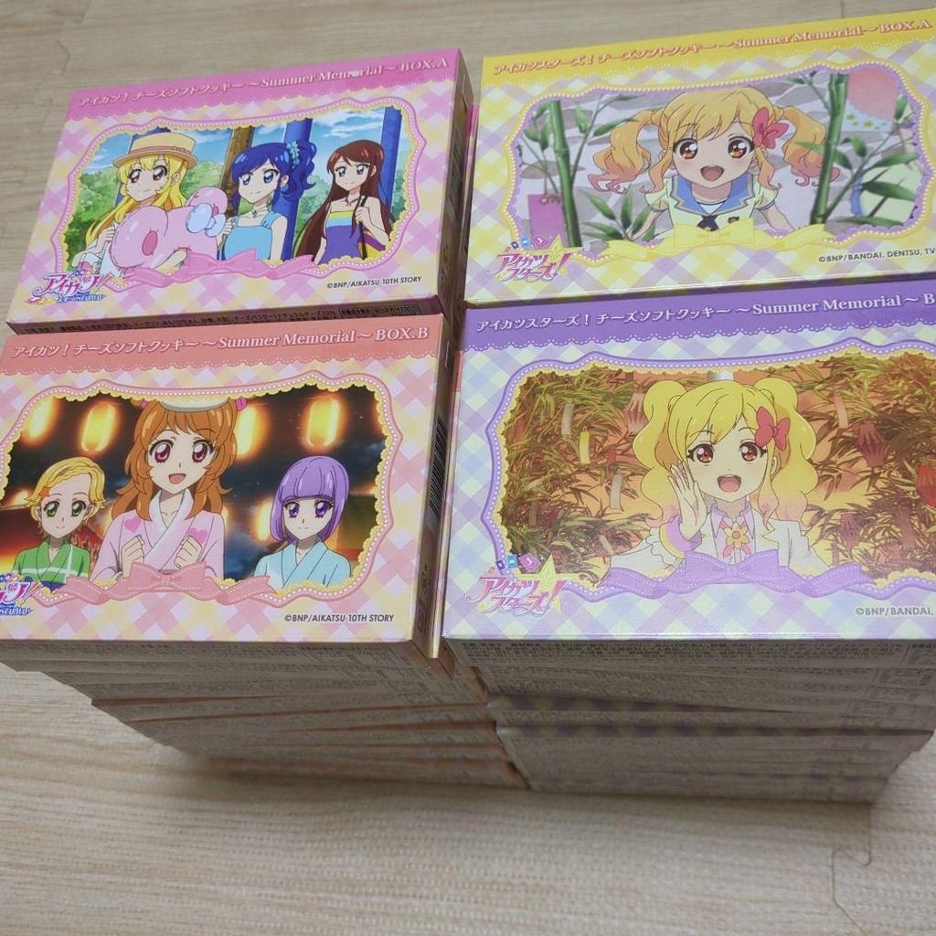 【Direct from Japan】Aikatsu! Aikatsu Stars! Cheese Soft Cookies 40 ชิ้น 4 รสชาติ สินค้าใหม่ยังไม่แกะก
