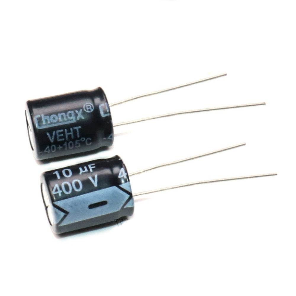 20PCS 400V10UF 4.7UF อลูมิเนียม Electrolytic Capacitor 10uf 400v ปริมาณ 8*12 มม. 8X12