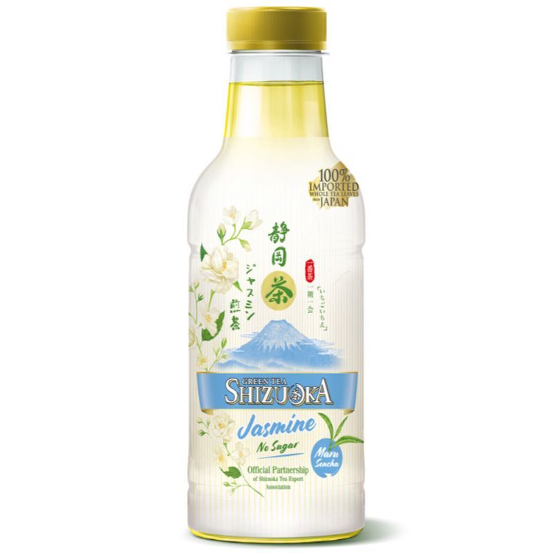 ชิซึโอกะกลิ่นมะลิสูตรไม่มีน้ำตาล 440มล. Shizuoka Jasmine No Sugar 440ml. [หมายเลขบาร์โค้ด 8858891310980]