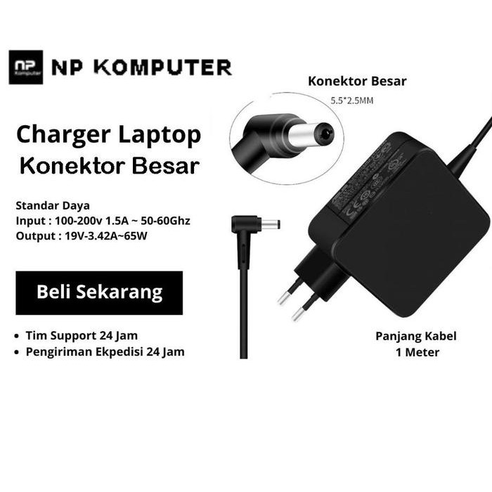 ที่ชาร์จแล็ปท็อปสําหรับแล็ปท็อปประเภท X455L X450 X450C X451C X450L 19v 3.42a