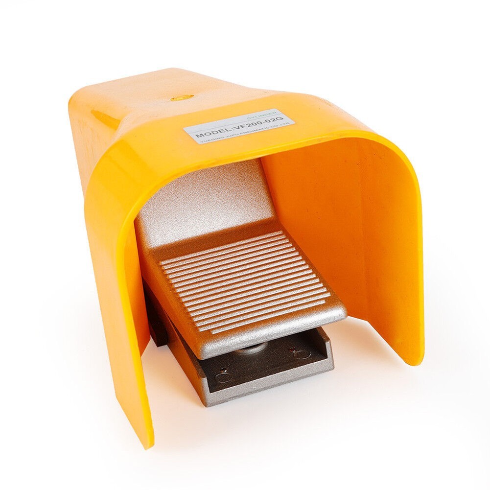 [Z-SMARTCHOICE] ลดล้างสต๊อก 4F210-08G วาล์วเท้าเหยียบนิวเมติก 5 Way 2 ตําแหน่ง 1/4" Nptf สี่ช่อง