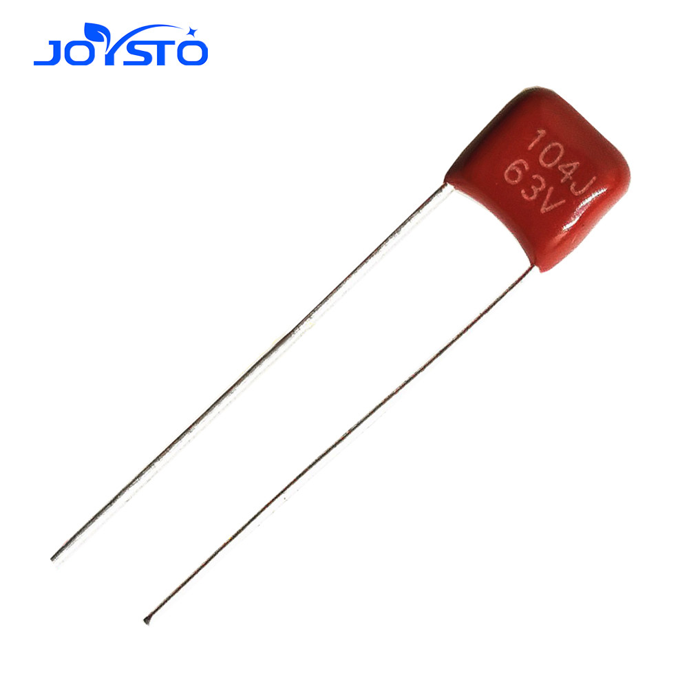 10pcs Metallized Polypropylene Film Capacitor 63V 104 105 684 474 5MM 1UF 0.68UF 0.47UF 0.1UF 105J 6