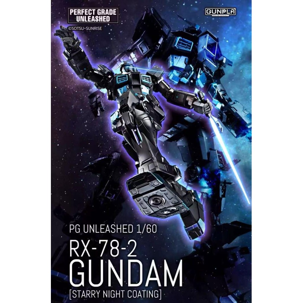 【Direct from Japan】PG RX-78-2 Gundam 1/60 Starry Night VER. ใหม่ล่าสุดจาก Bandai China【Japan Exclusi